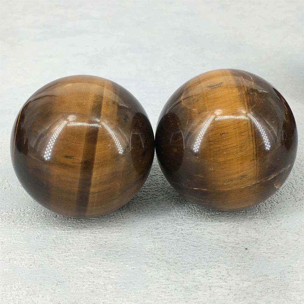 Natural Crystal Tiger Eye Ball Quartz Massage Polished Spheres Reiki Healing Exquisite Room Decor Rock Ball Souvenirs Gift