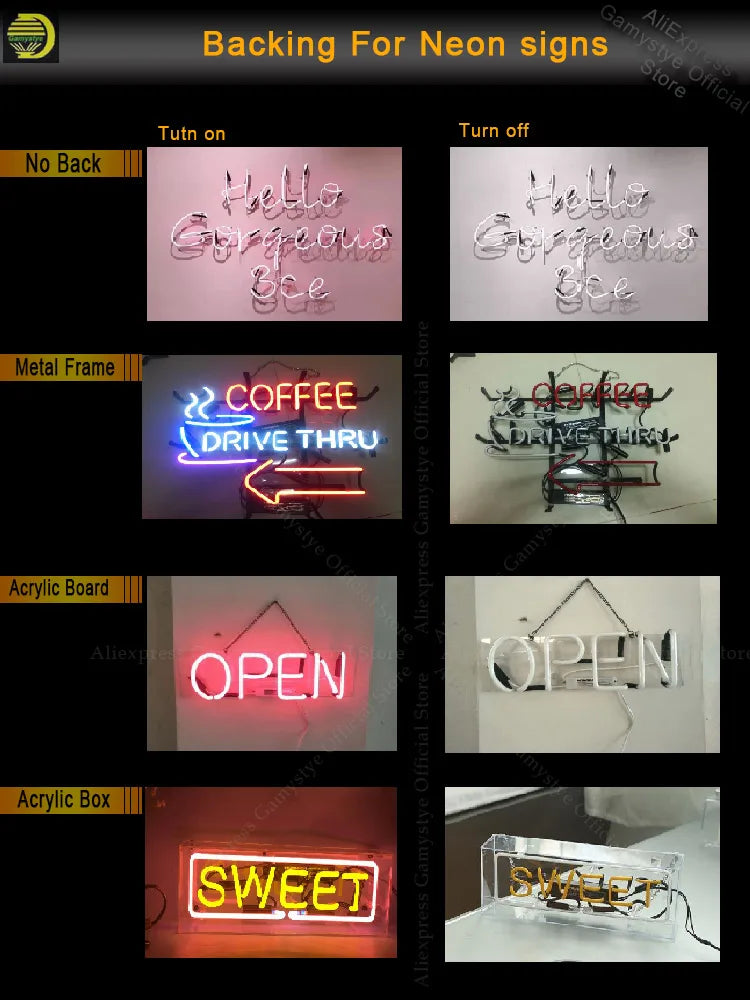 Neon Sign TAROT CARD READER OPEN Neon Wall Sign for Studio Beer Love Hotel Advertise Lamp Recreational Handmade Real glass TUBE