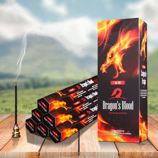 6 Small Box In A Big Box Ambergris Aroma Incense Stick Dragon&#39;s Blood India Incense Orginal Imported Aromatic Incense Stick